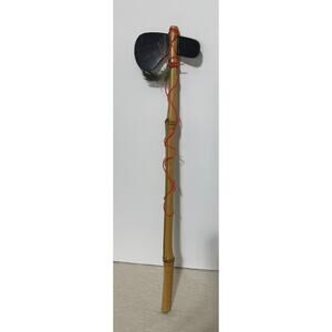 Vintage toy tomahawk bamboo Cowboys & Indians Native American play costume